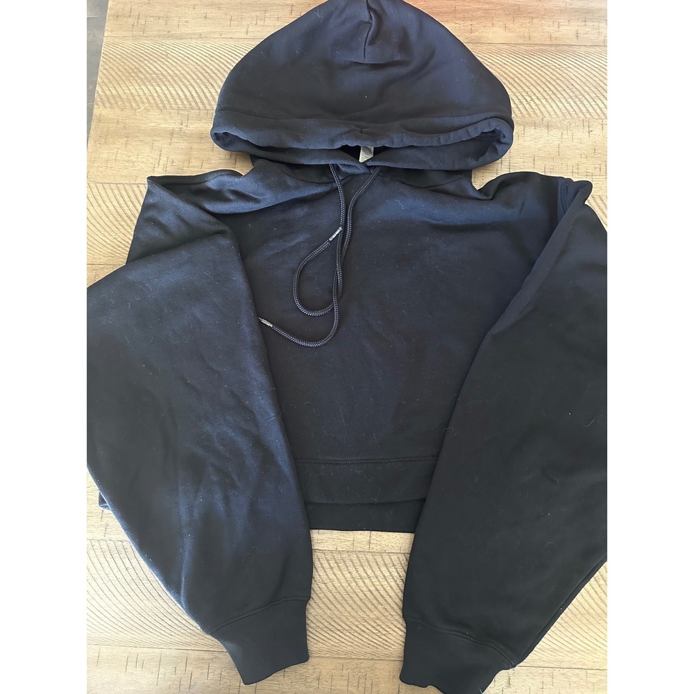 Alo Yoga Bae Cropped Hoodie Black Size XS